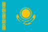 Volleyball team Kazakhstan flag
